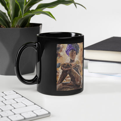 Goddess Black Glossy Mug
