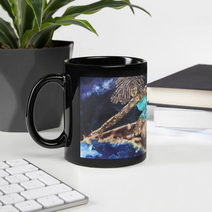 She Black Glossy Mug