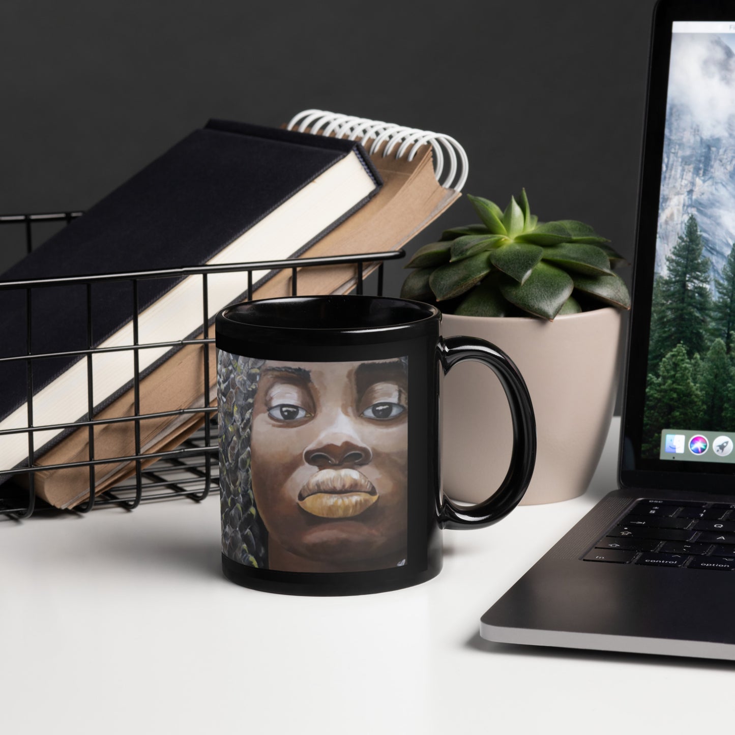 Little Black Girl - Glossy Mug