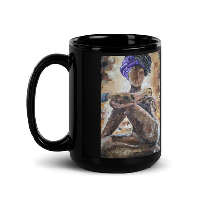 Goddess - Black Glossy Mug