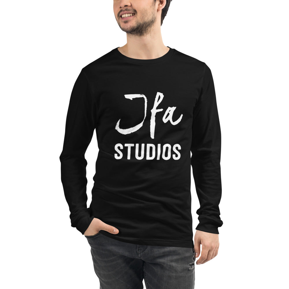 JFA Black/White Long Sleeve Tee Men and Women